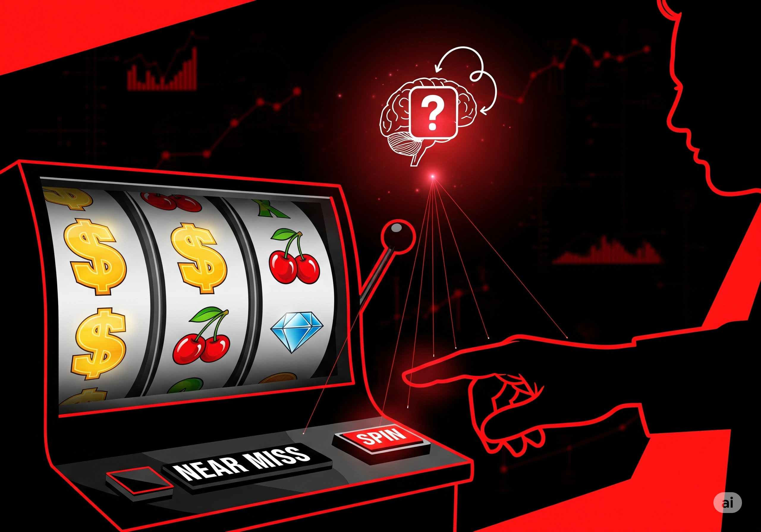 Эффект "почти выигрыша": как близкие промахи заставляют играть дальше