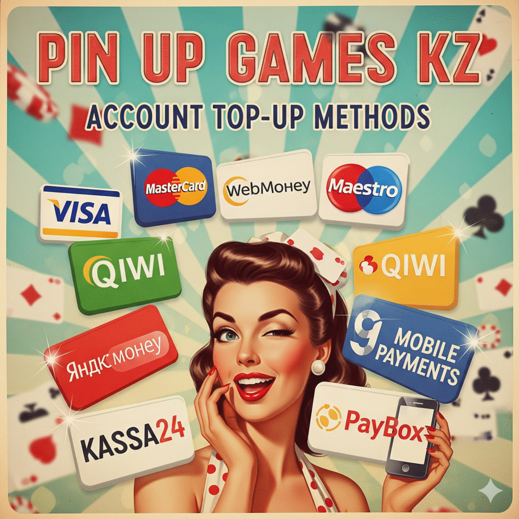Способы пополнения счета в Pin Up Games KZ